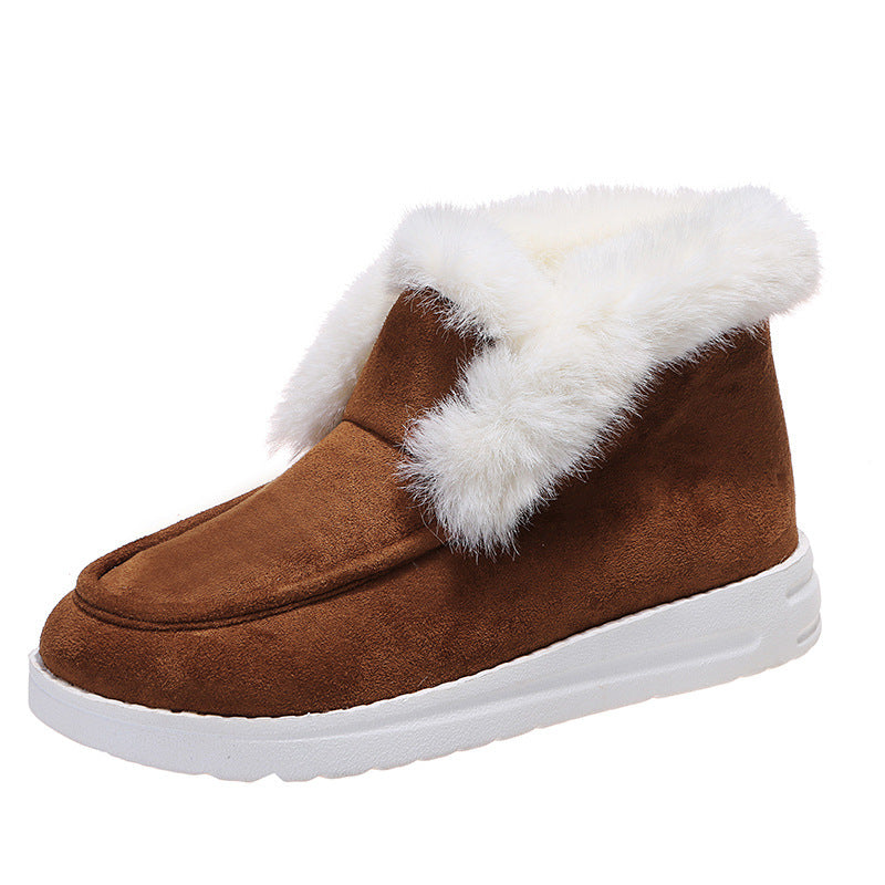 Cozy Winter Plush Ankle Women's Boots