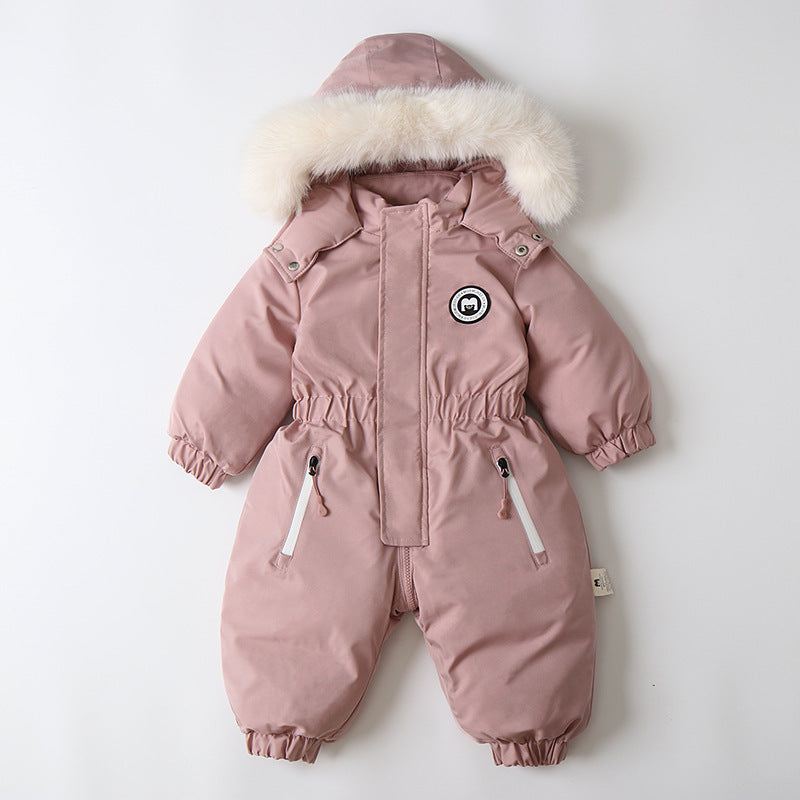 Cozy Stylish Winter Children's Jumpsuit