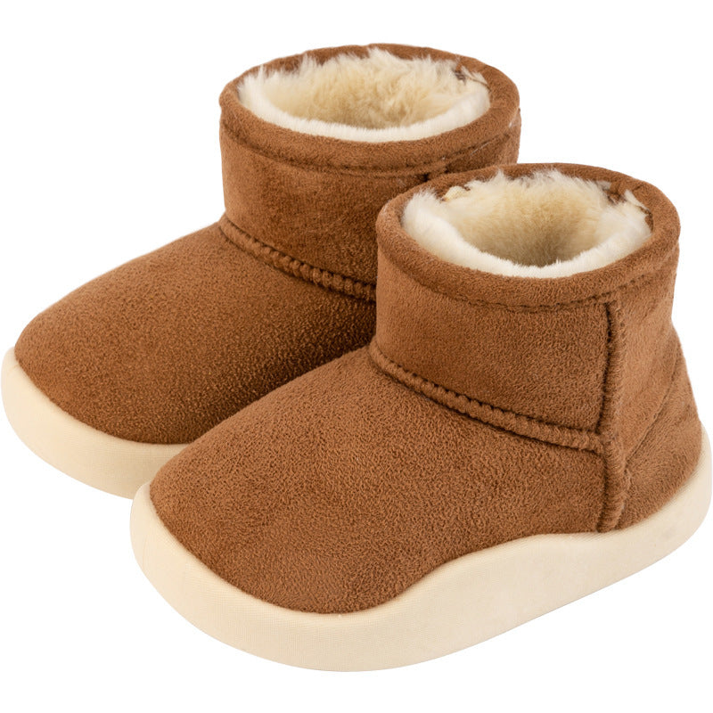 Baby Anti-Skid Plush Cotton Boots