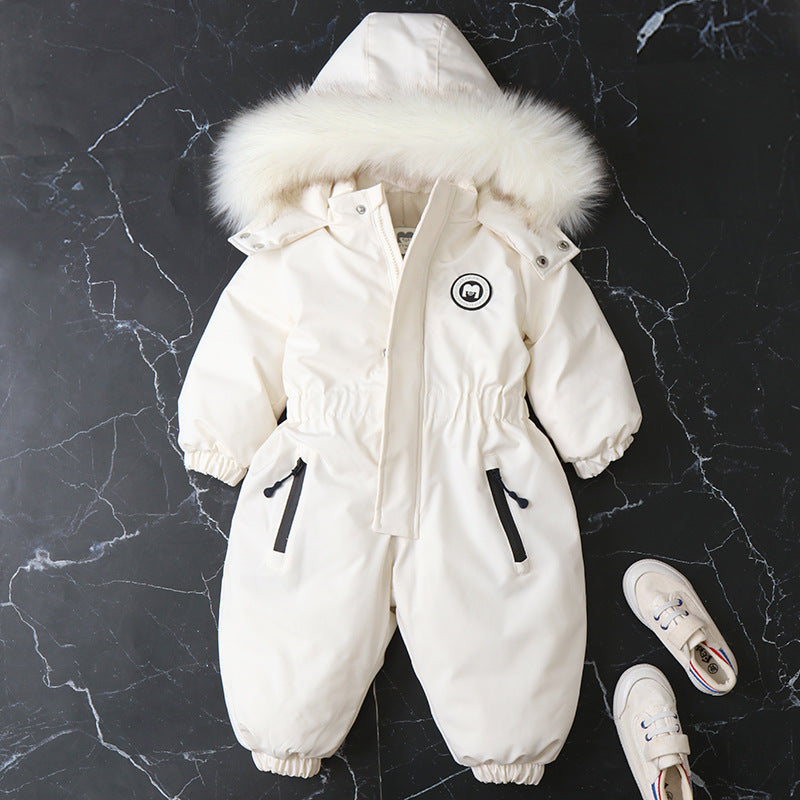 Cozy Stylish Winter Children's Jumpsuit