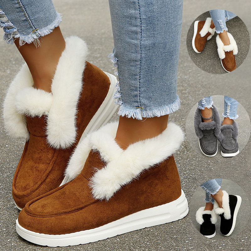 Cozy Winter Plush Ankle Women's Boots